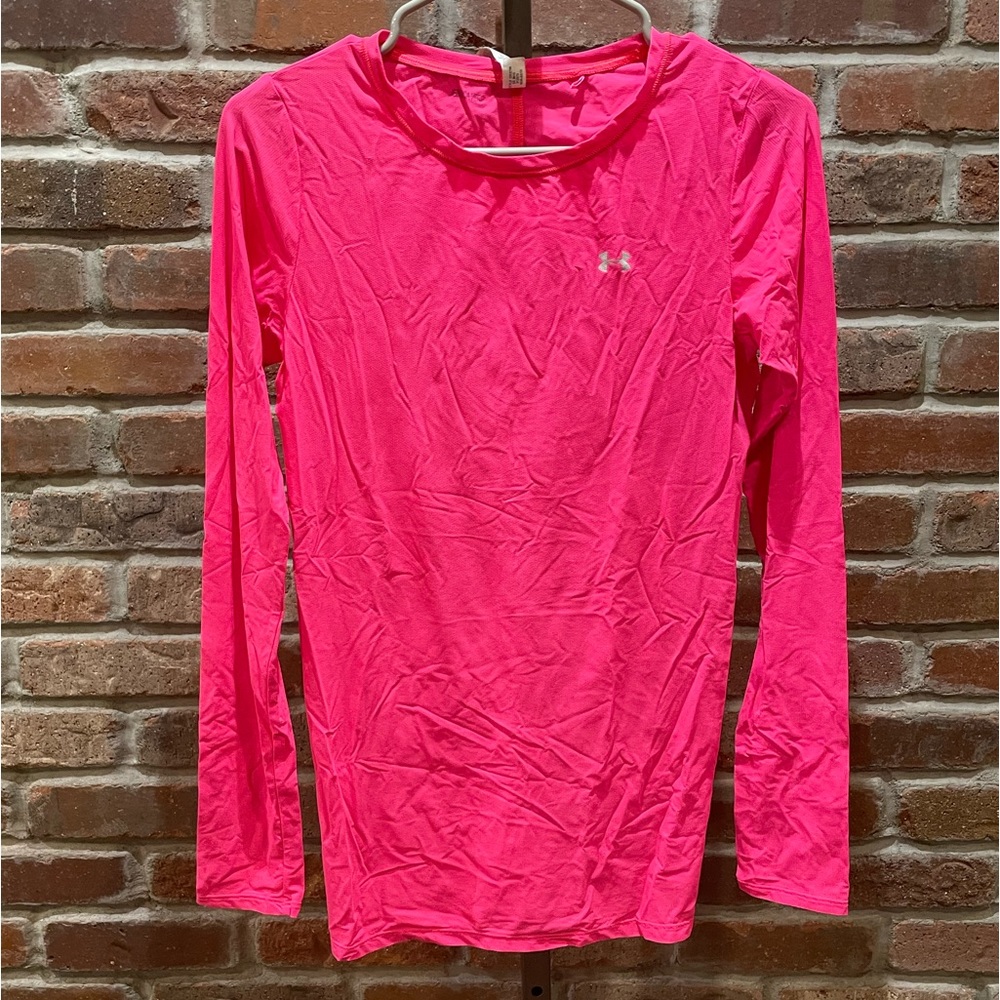 Under Armour neon workout long sleeve